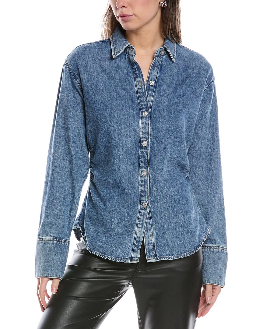 Rag & Bone Ultra Featherweight Sofie Cropped Jumpsuit In Blue