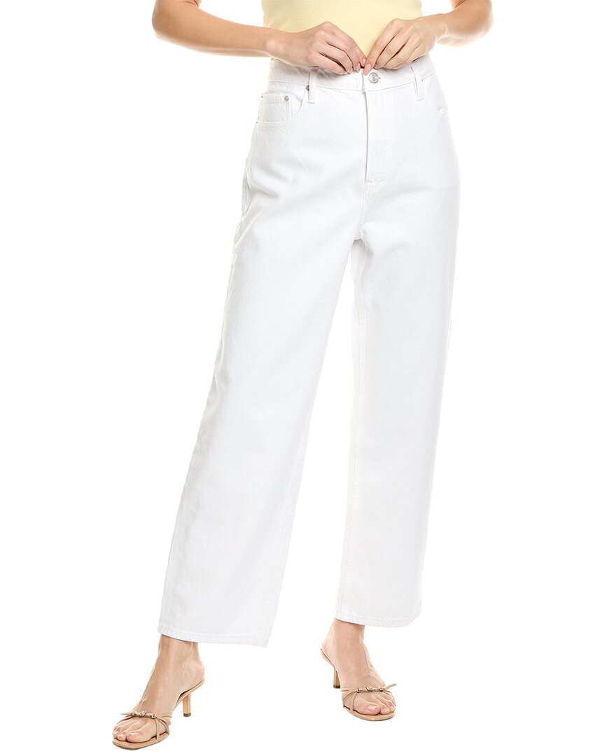 Shop Frame Denim The Slouchy White Straight Jean