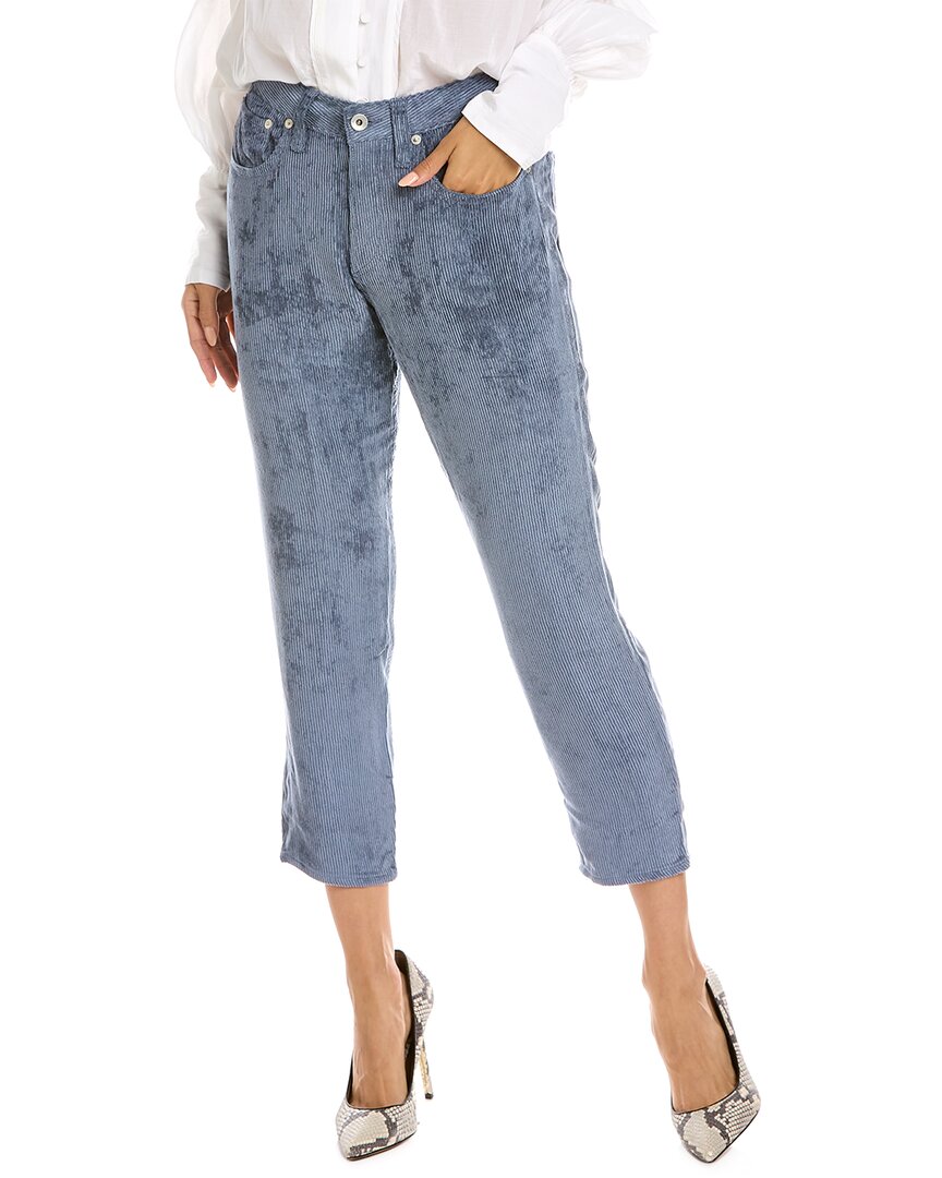 Rag & Bone Rosa Corduroy Pant In Blue