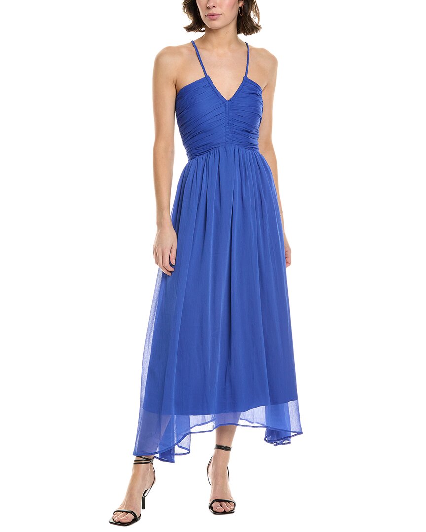 Femme Society Maxi Dress In Blue