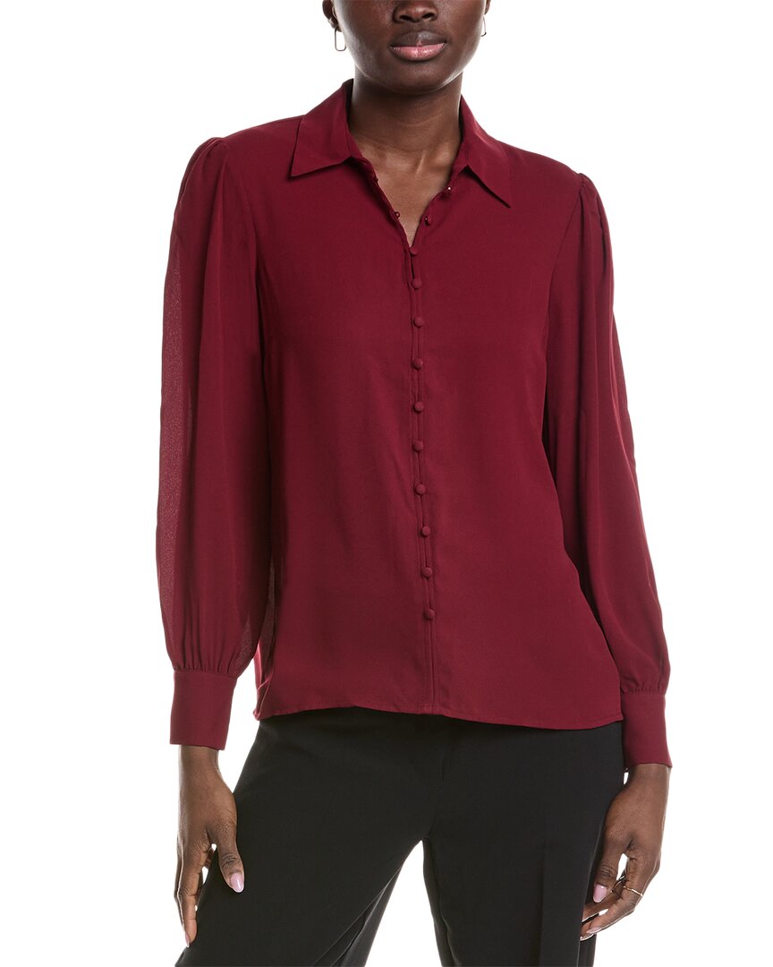 T Tahari Blouse In Red