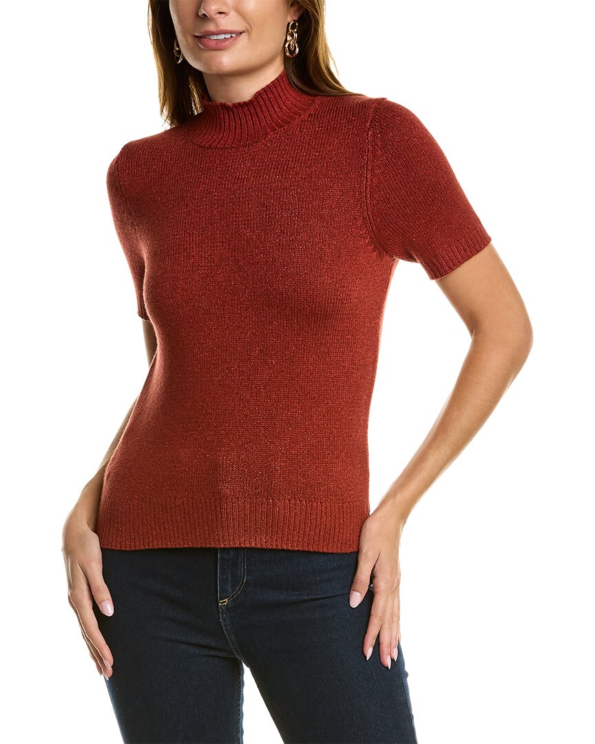 Shop St John St. John Ribbed Top In Red