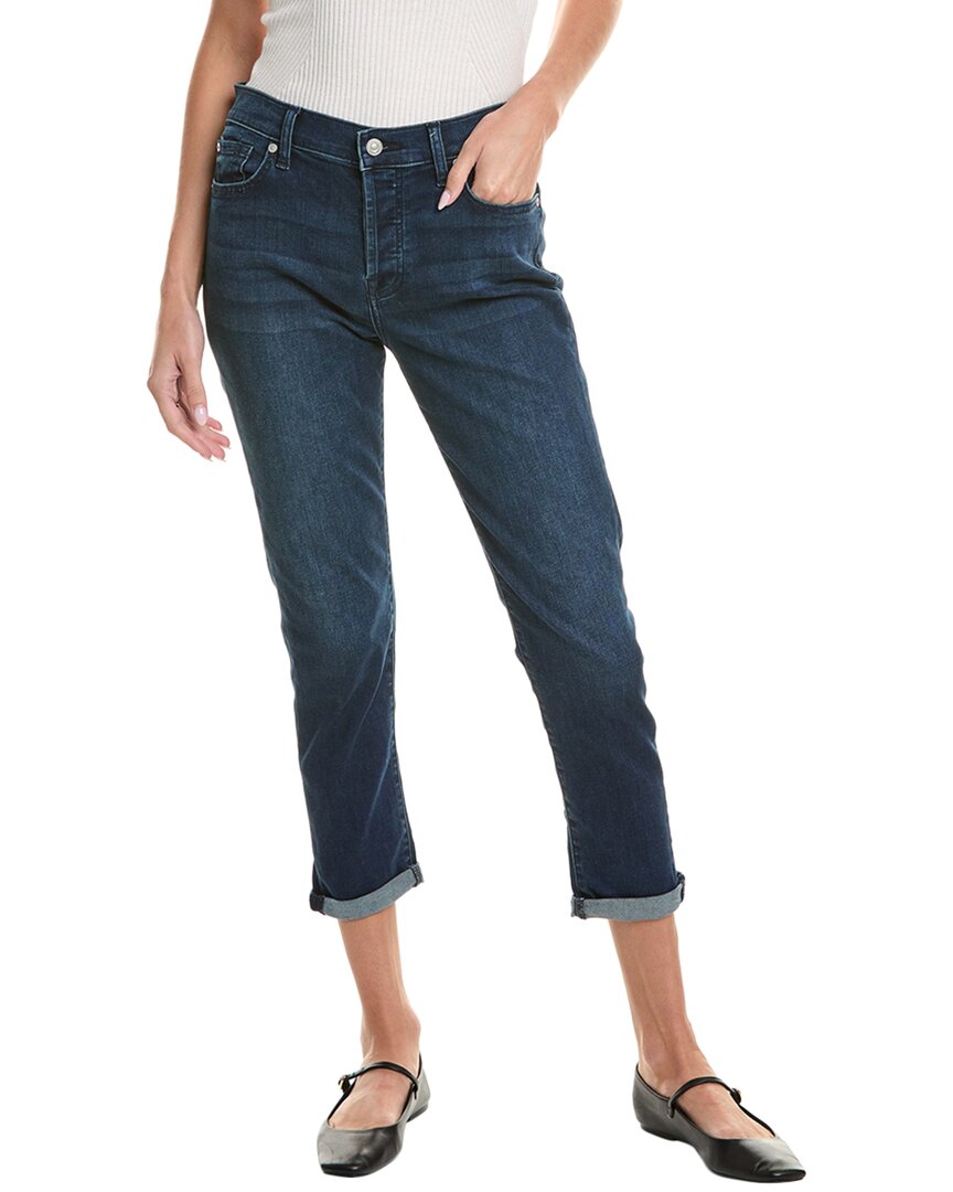 7 For All Mankind Josefina Hazel Feminine Boyfriend Jean In Blue