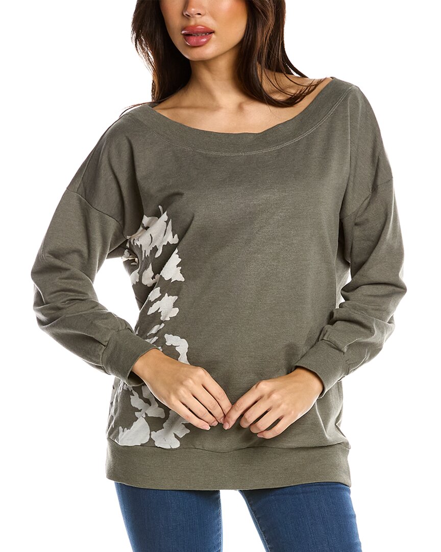 Shop Xcvi Whirlwind Pullover In Green