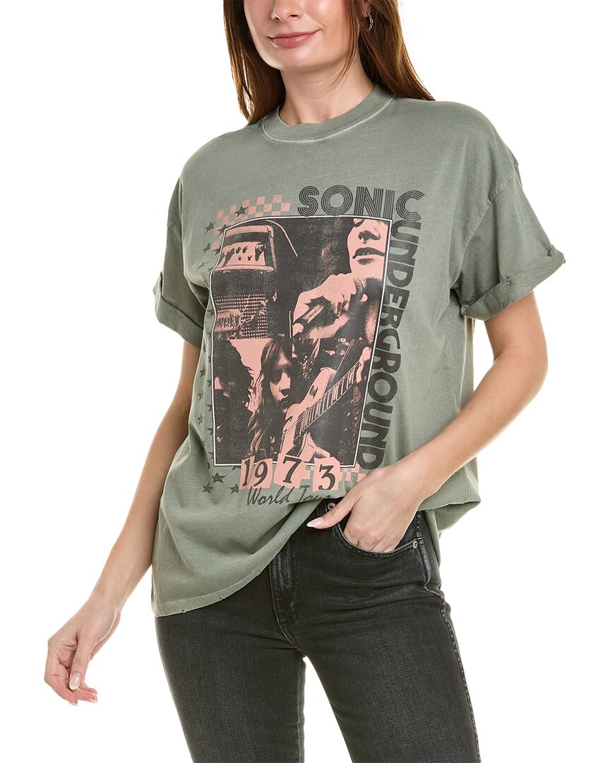 Shop Girl Dangerous Sonic Underground T-shirt In Green