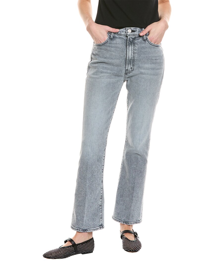 Shop Mother The Hustler Ankle Drawing A Blank Crop Jean In Grey