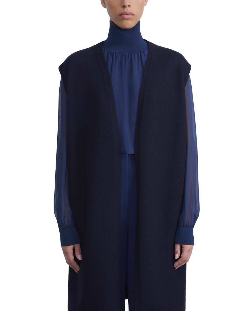 Lafayette 148 New York Open Front Wool Vest