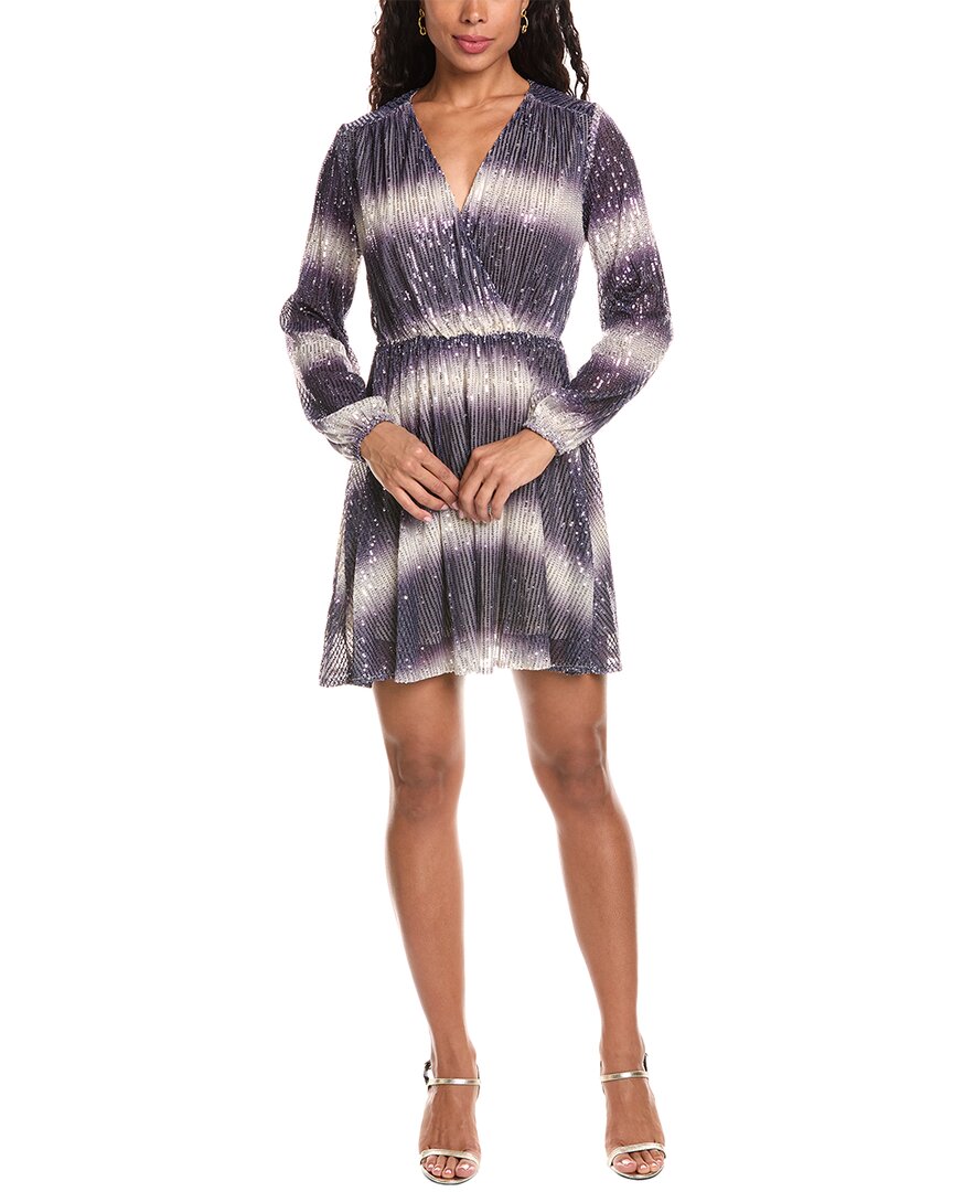 Shop Anna Kay Sequin Mini Dress In Purple