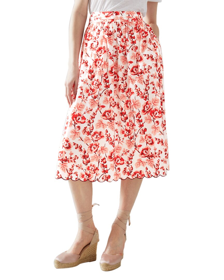 Lk Bennett Hodgkin Skirt In Pink