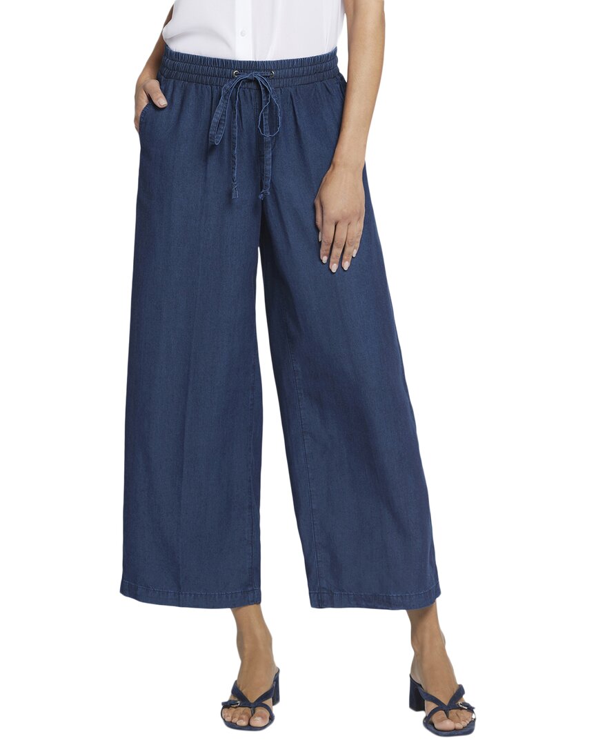 Nydj Jayne Indigo Ocean Wide Leg Jean