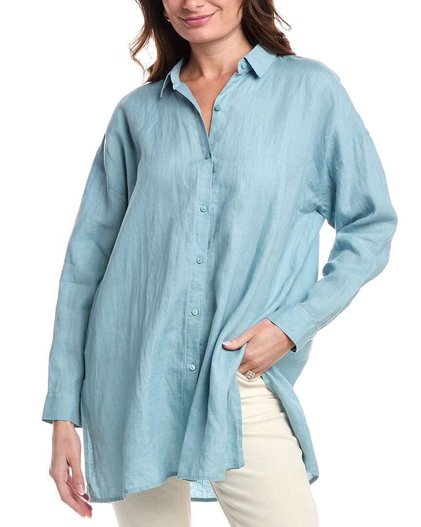Eileen Fisher Classic Collar Linen Shirt