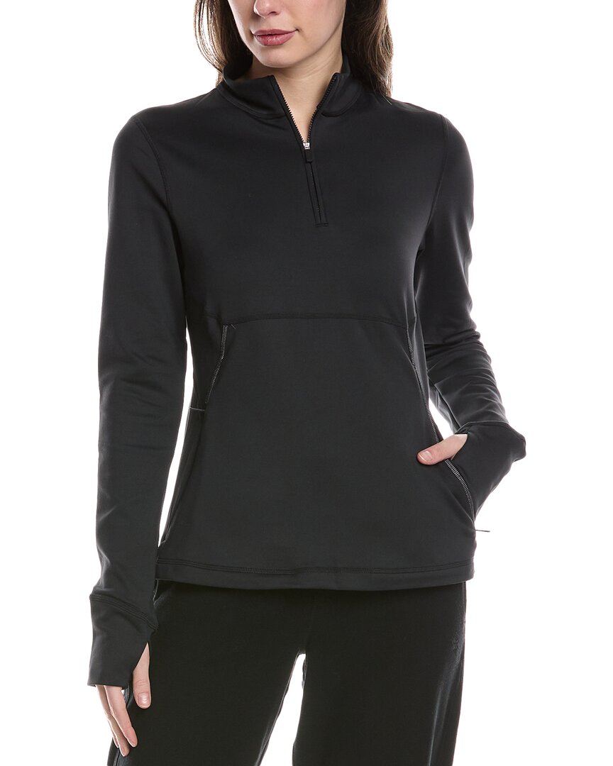 Sweaty Betty Therma Boost Running 1/2-zip Pullover In Black