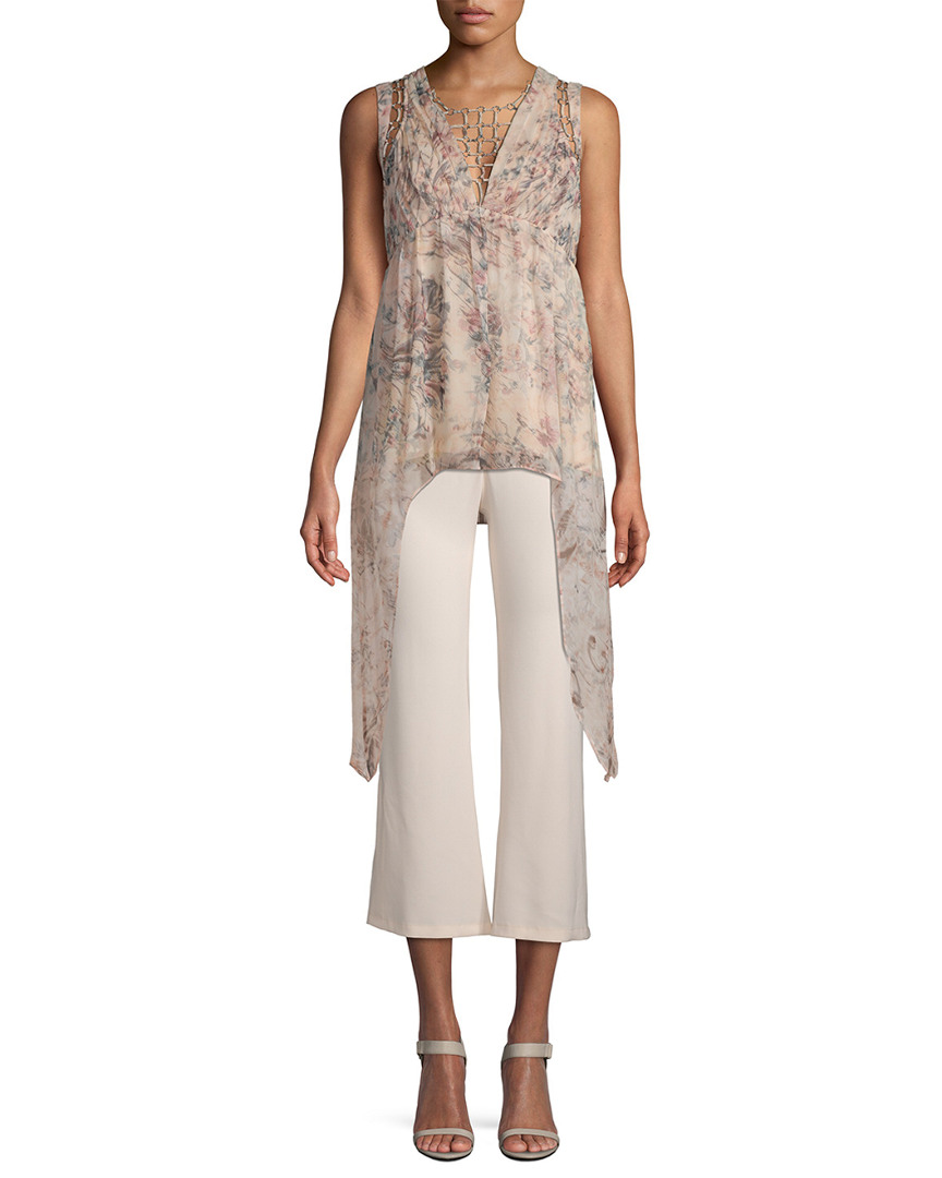 Image of Haute Hippie Silk Drape Top