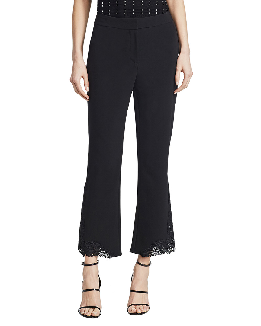 Image of Yigal Azrouel Guipure Lace Flared Trousers