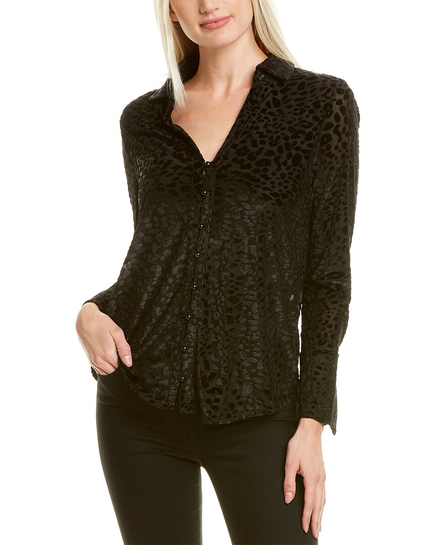 Image of Rain & Rose Burnout Velvet Top