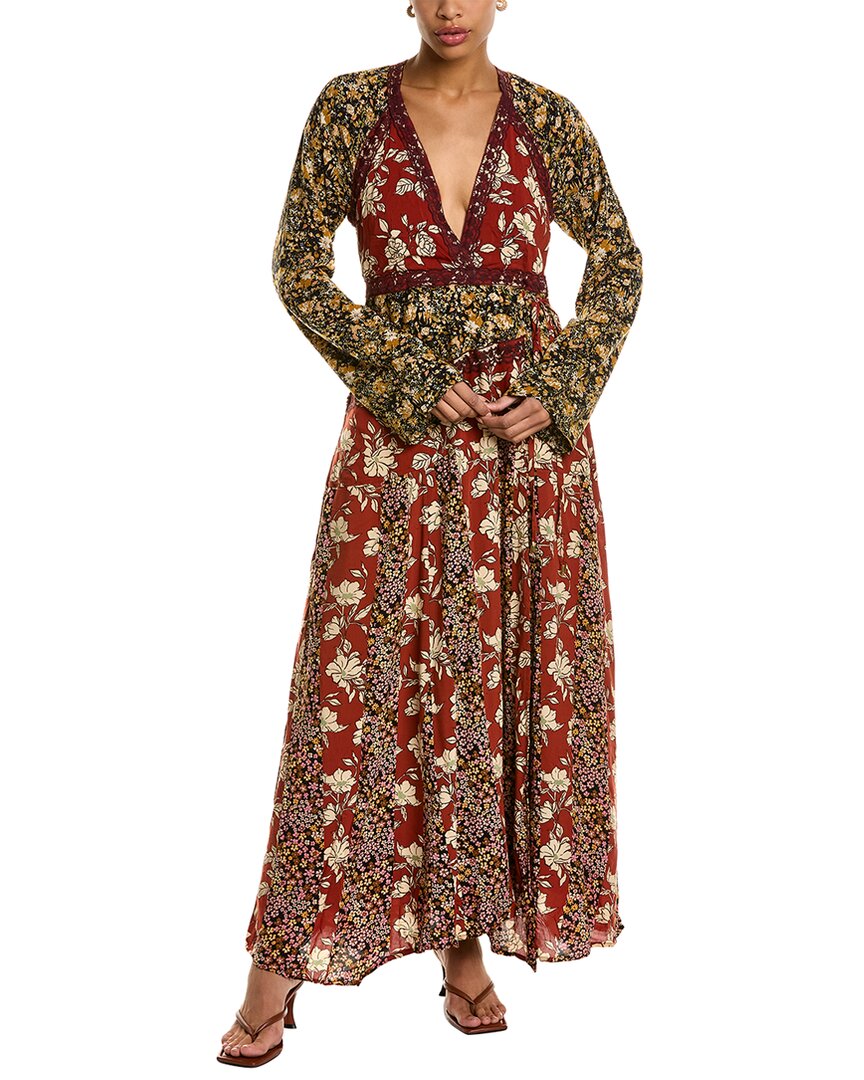 Free People Tilda Wrap Dress In Red | ModeSens