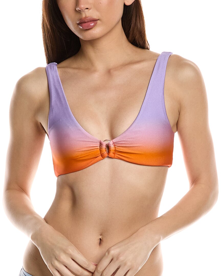 Simkhai Astrid Bikini Top In Purple