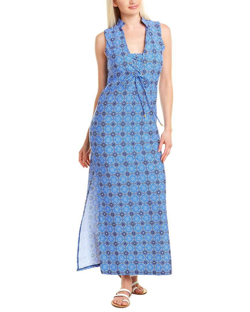 Shop Helen Jon Chelsea Maxi Dress In Blue