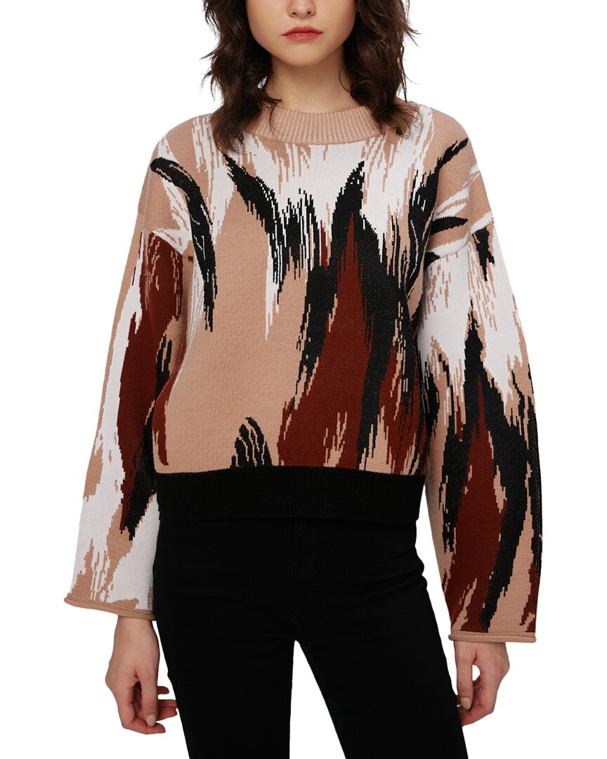Diane Von Furstenberg Ema Wool-blend Sweater In Brown