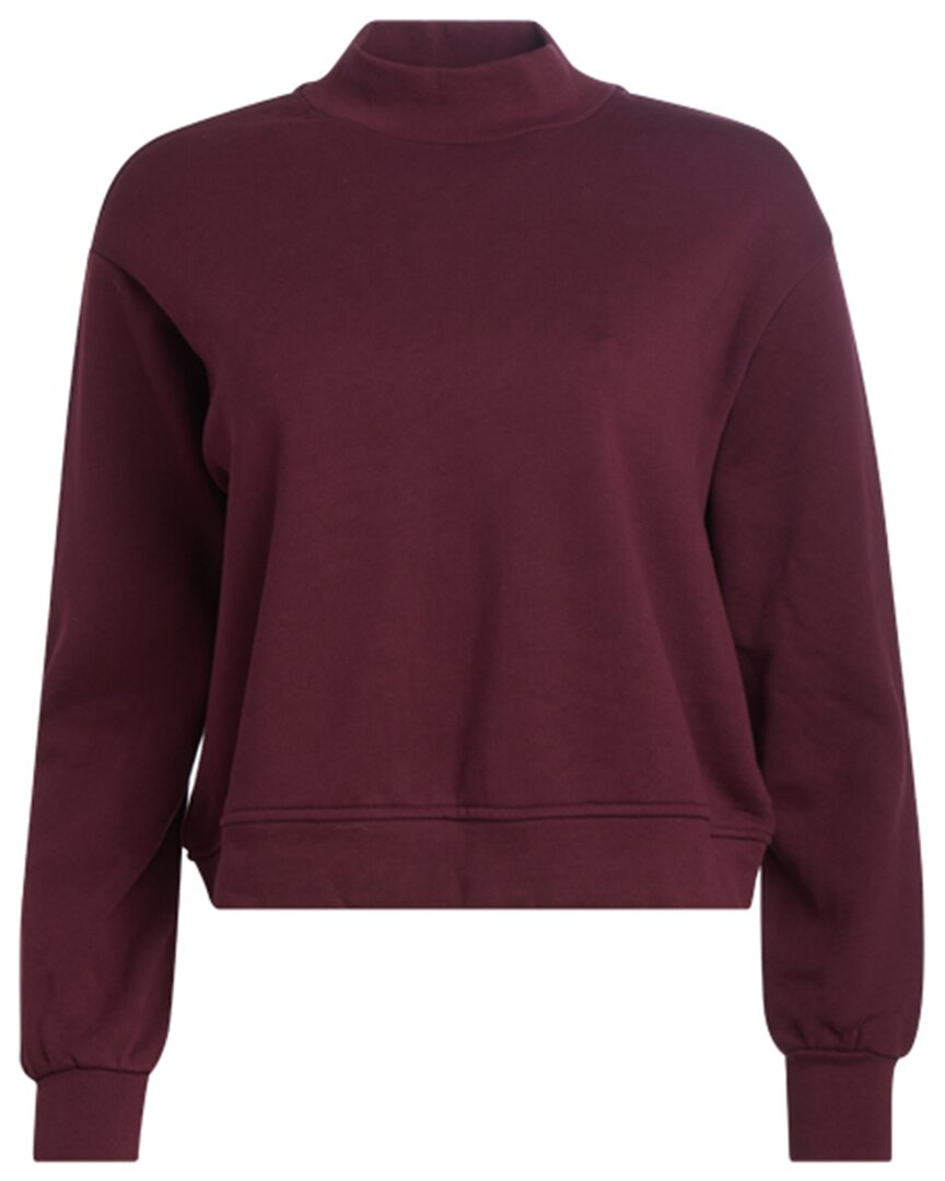 Everlane The Classic French Terry Mockneck Sweatshirt In Red