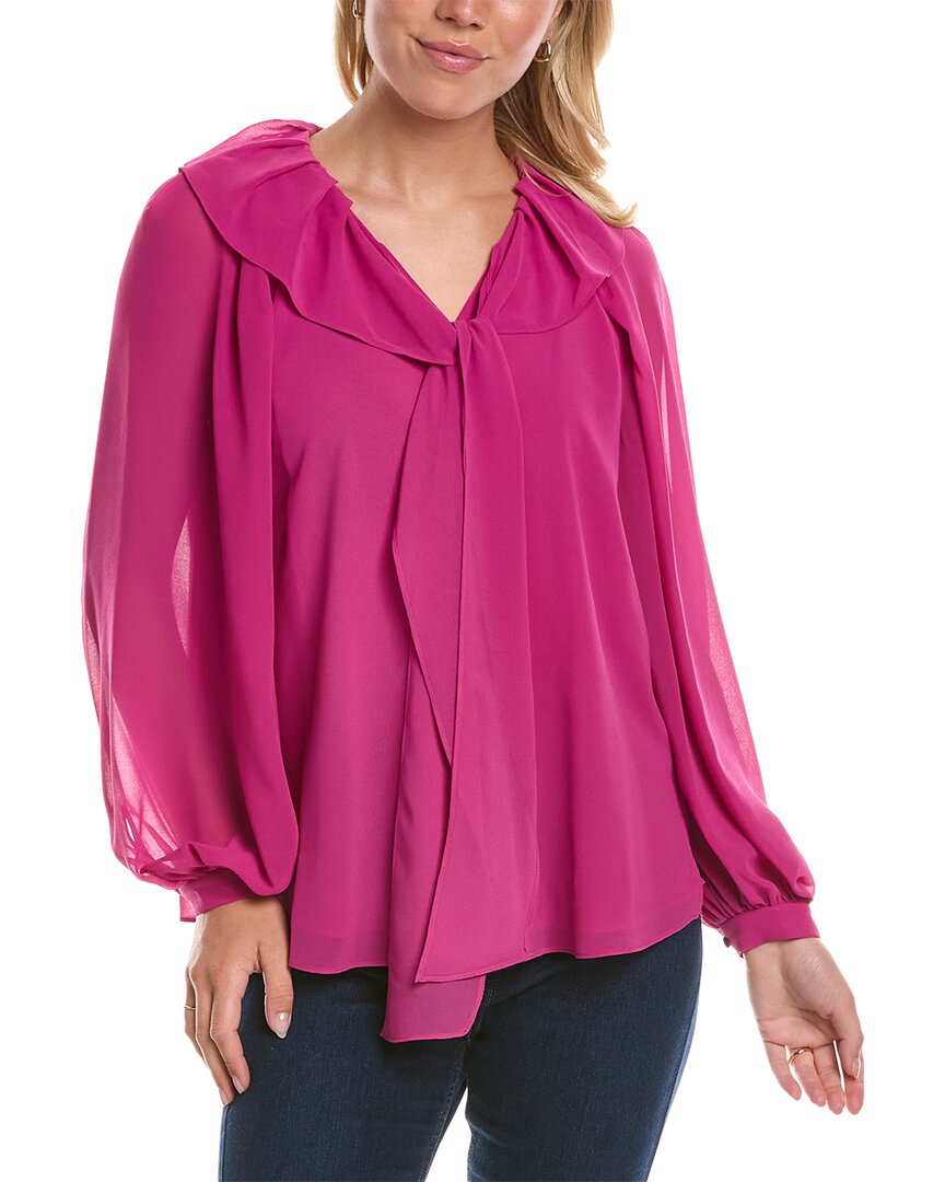 Shop Ungaro Fleur Blouse In Pink