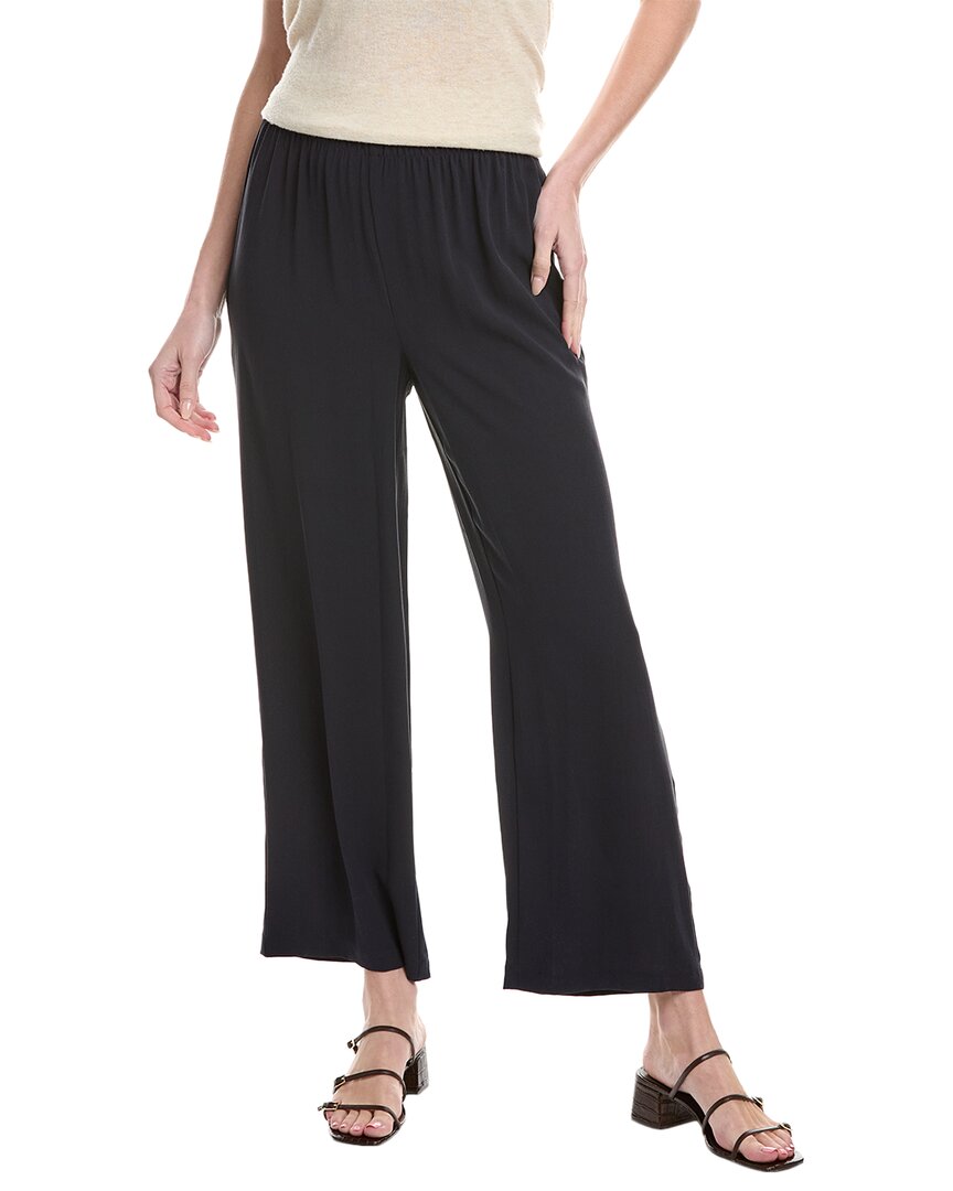EILEEN FISHER EILEEN FISHER SILK STRAIGHT ANKLE PANT
