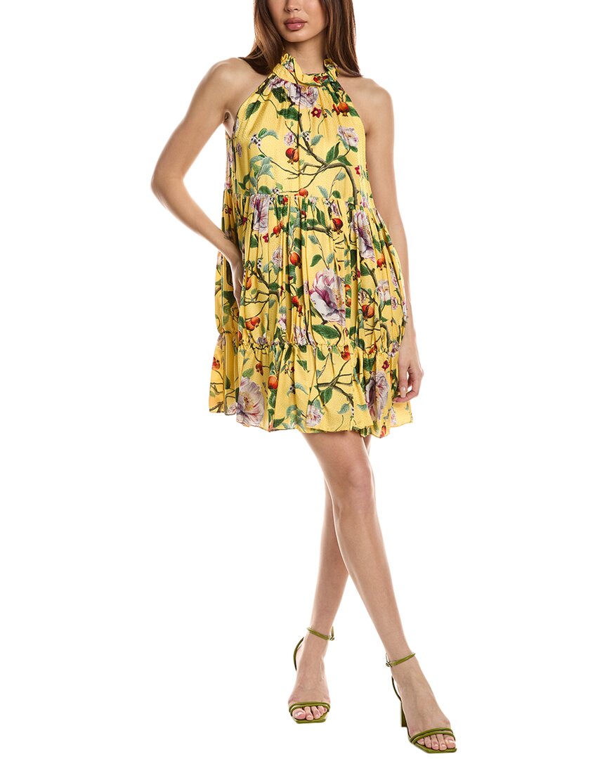Borgo De Nor Maggie Silk-blend Mini Dress