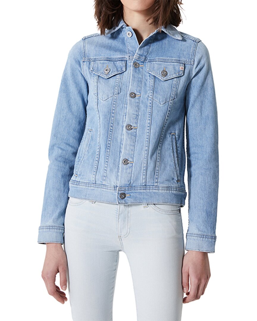 Shop Adriano Goldschmeid Ag Jeans Mya Jacket In Blue