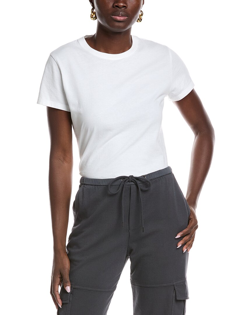 James Perse French Terry Sweatpant In White