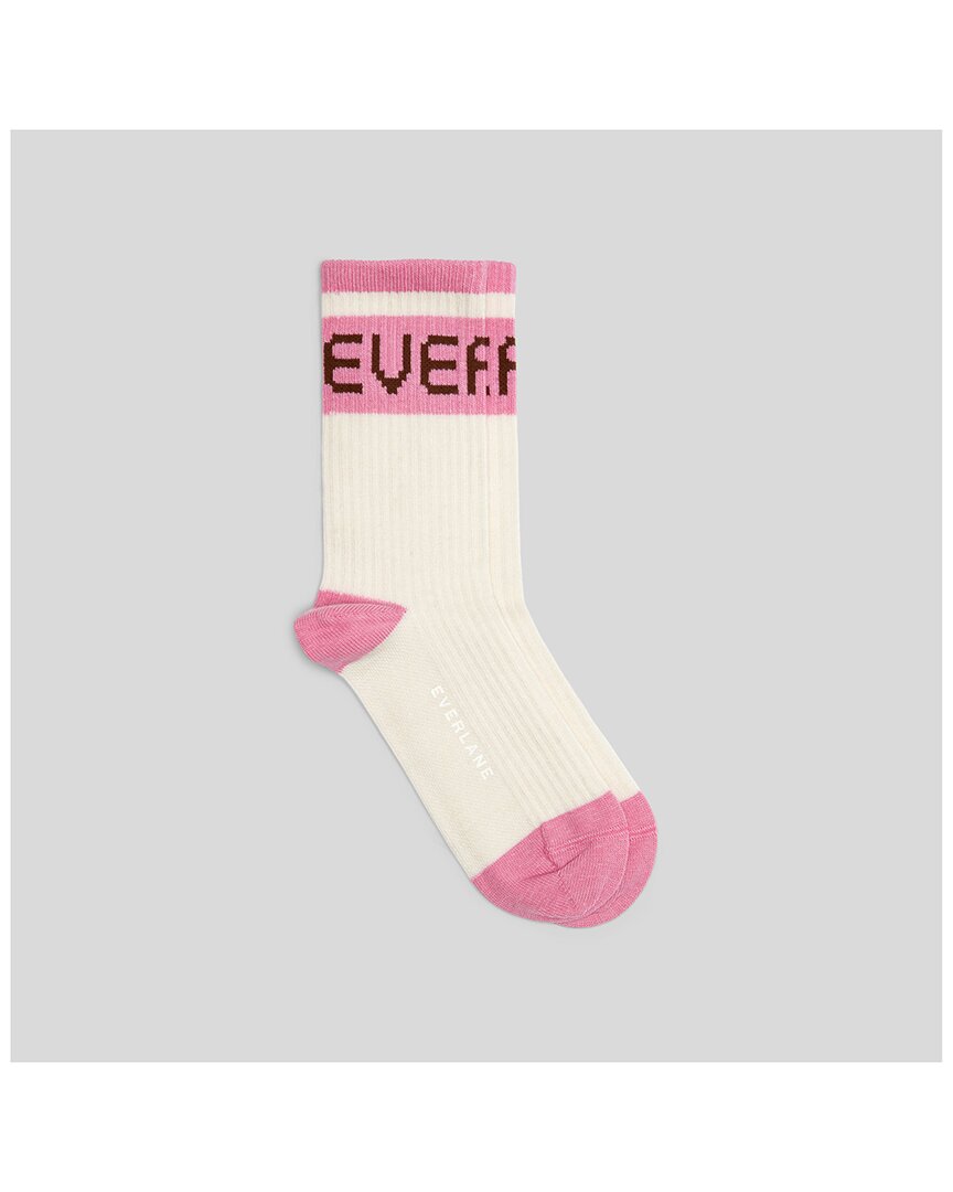 Everlane The Ribbed Sweater Sock In White