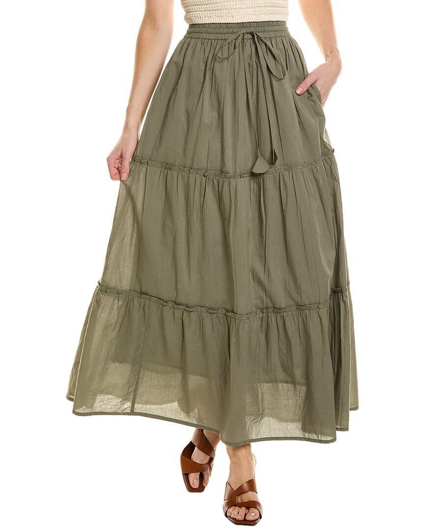 Shop Sole Messina Skirt In Green