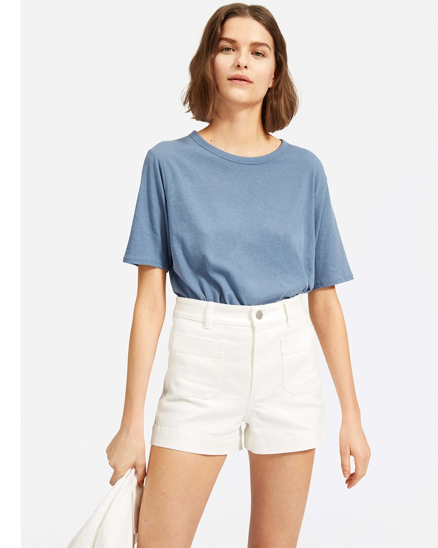 Everlane The Patch Pocket Short In Blue