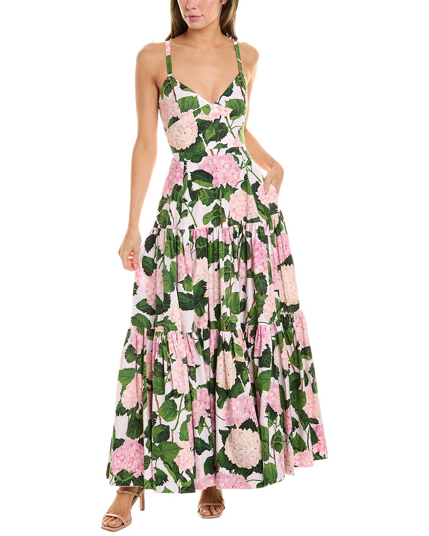 Oscar De La Renta Hydrangea Dress In Pink | ModeSens
