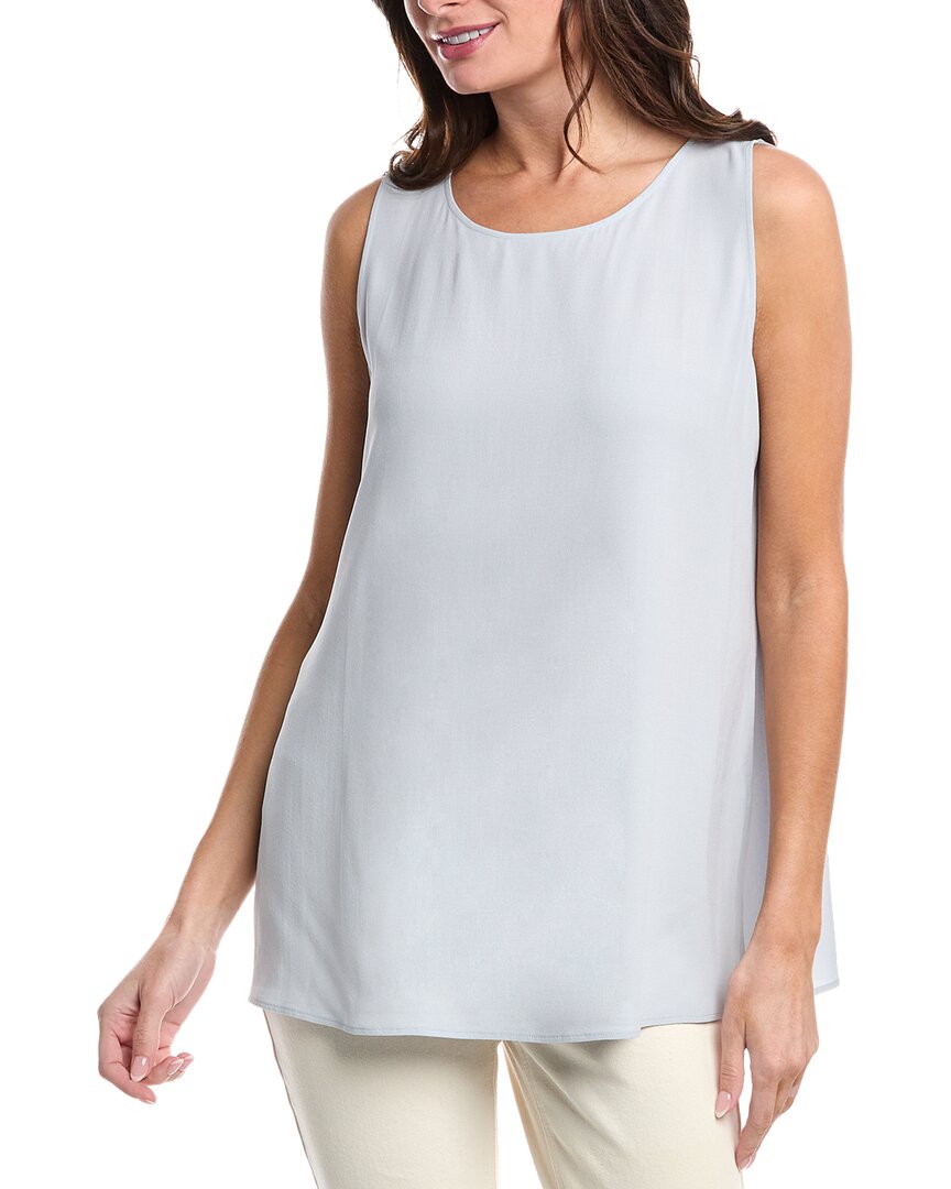 Eileen Fisher Sleeveless Silk Tunic Tank