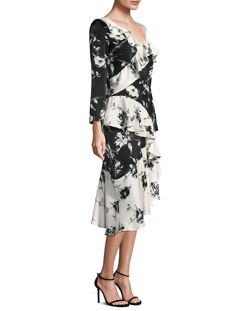 Image of Delfi Collective Lily Floral Ruffle Midi Dress