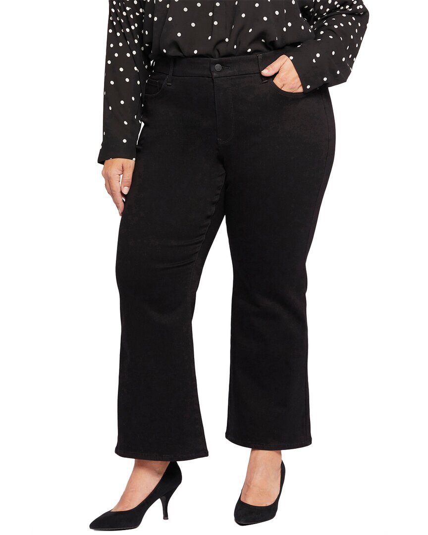 Nydj Waist Match Womens High-rise Denim Wide Leg Pants