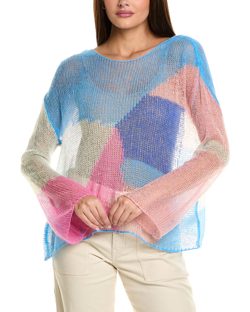 Fate Lightweight Wool-blend Sweater In Blue