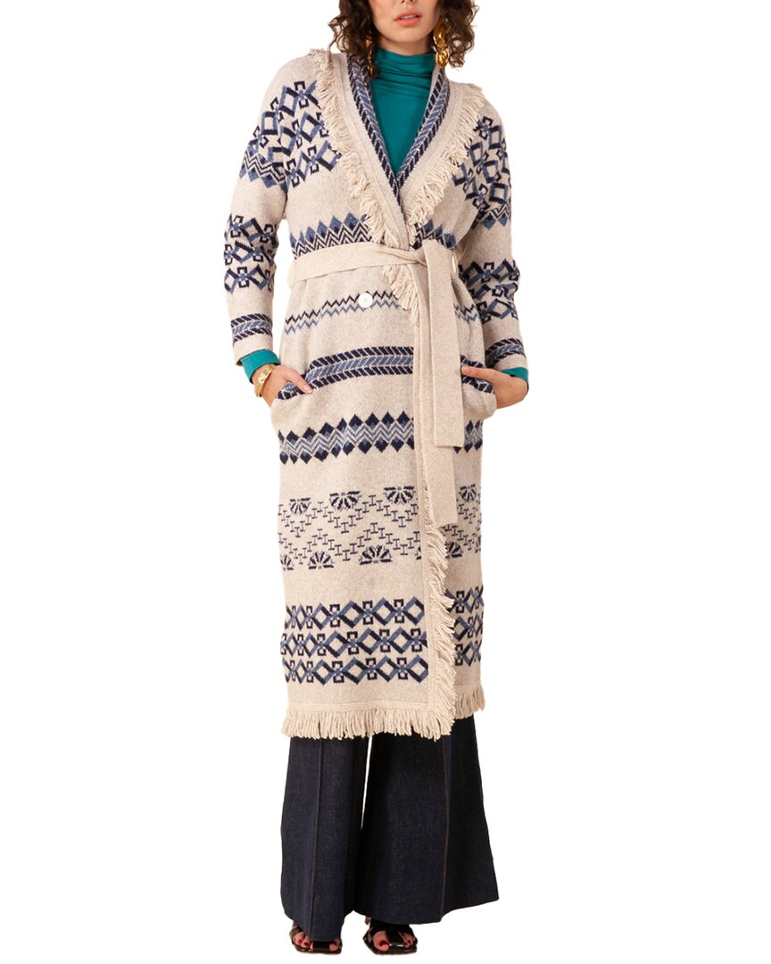 Hale Bob Jacquard Wool-blend Maxi Dress