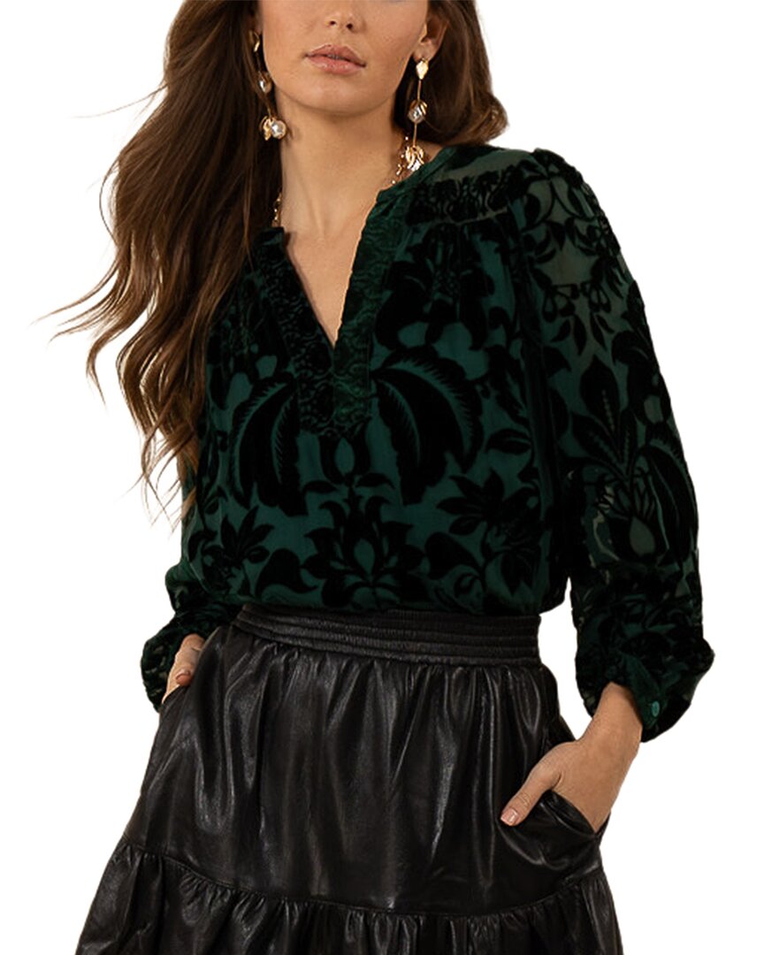 Hale Bob Danielle Silk-blend Top