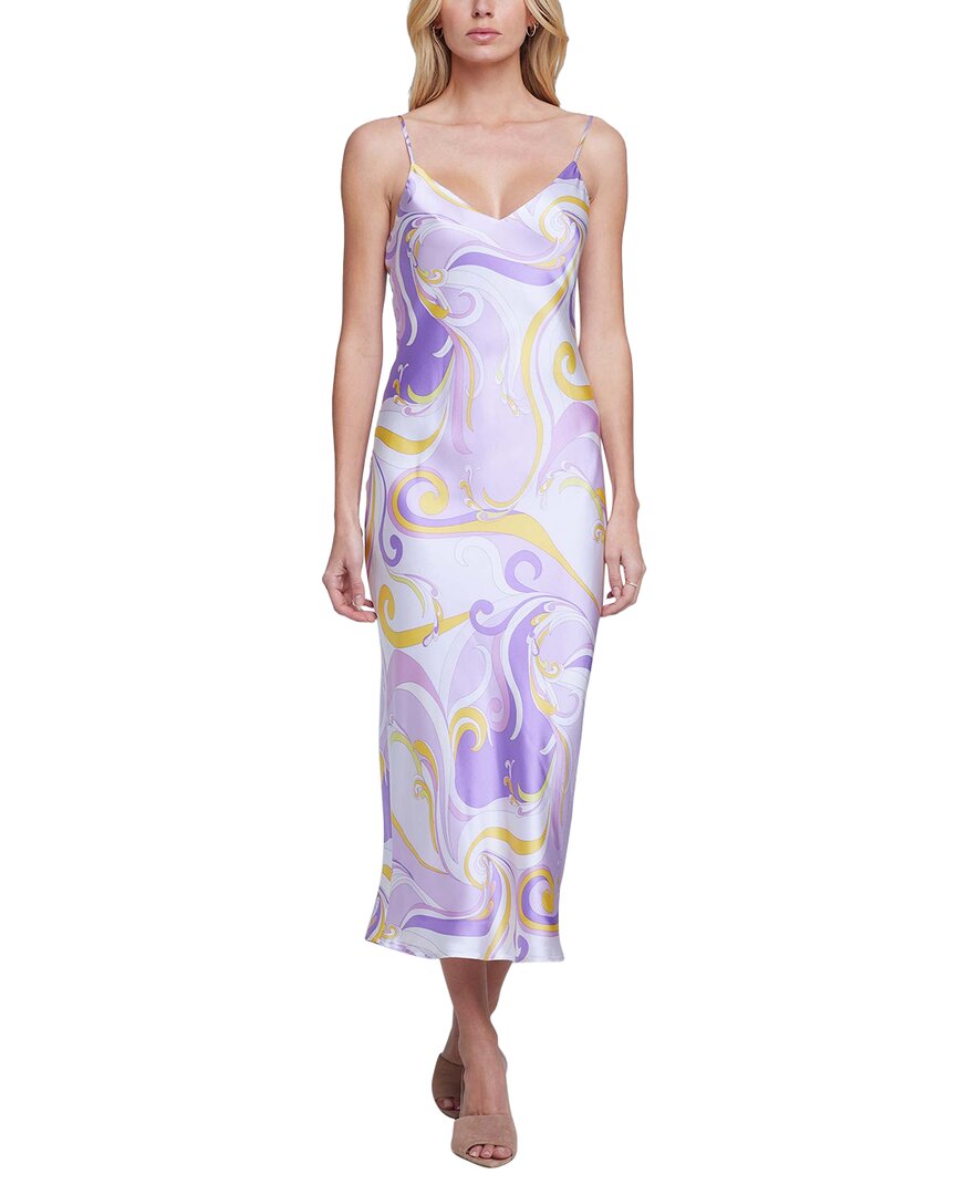 L'agence Seridie Silk Slip Dress