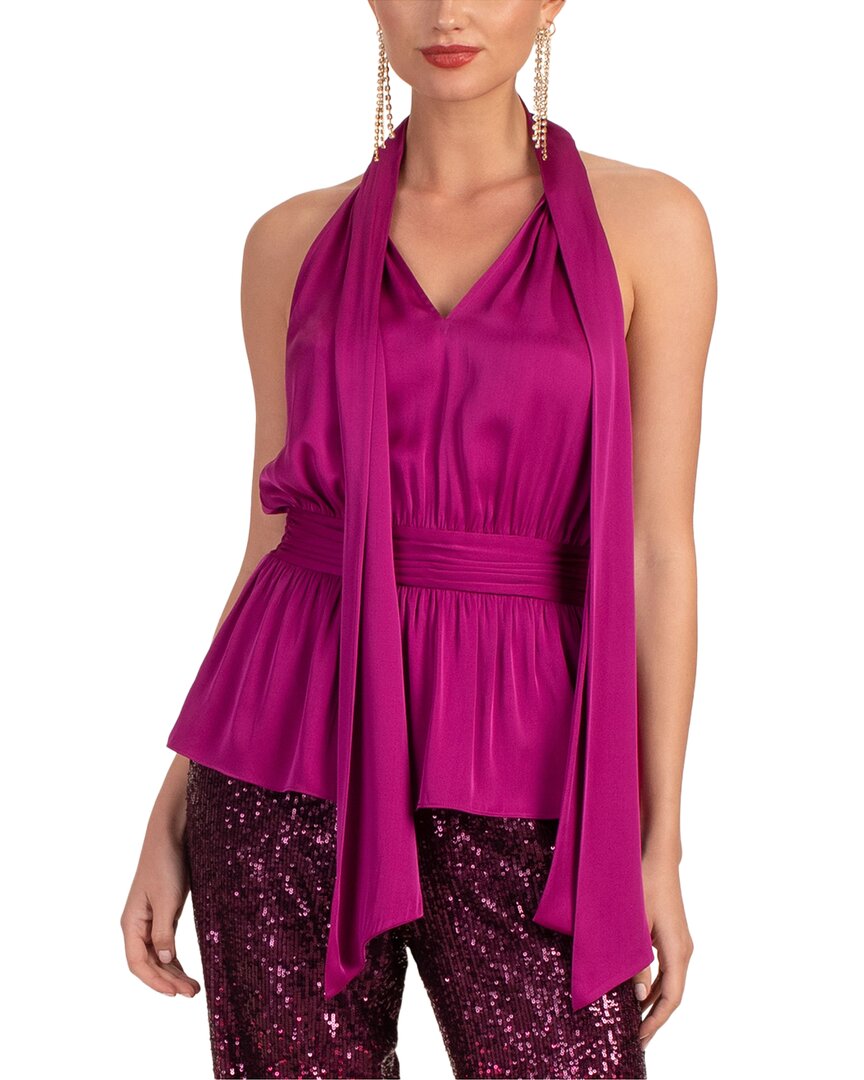 Trina Turk Eris Silk-blend Top