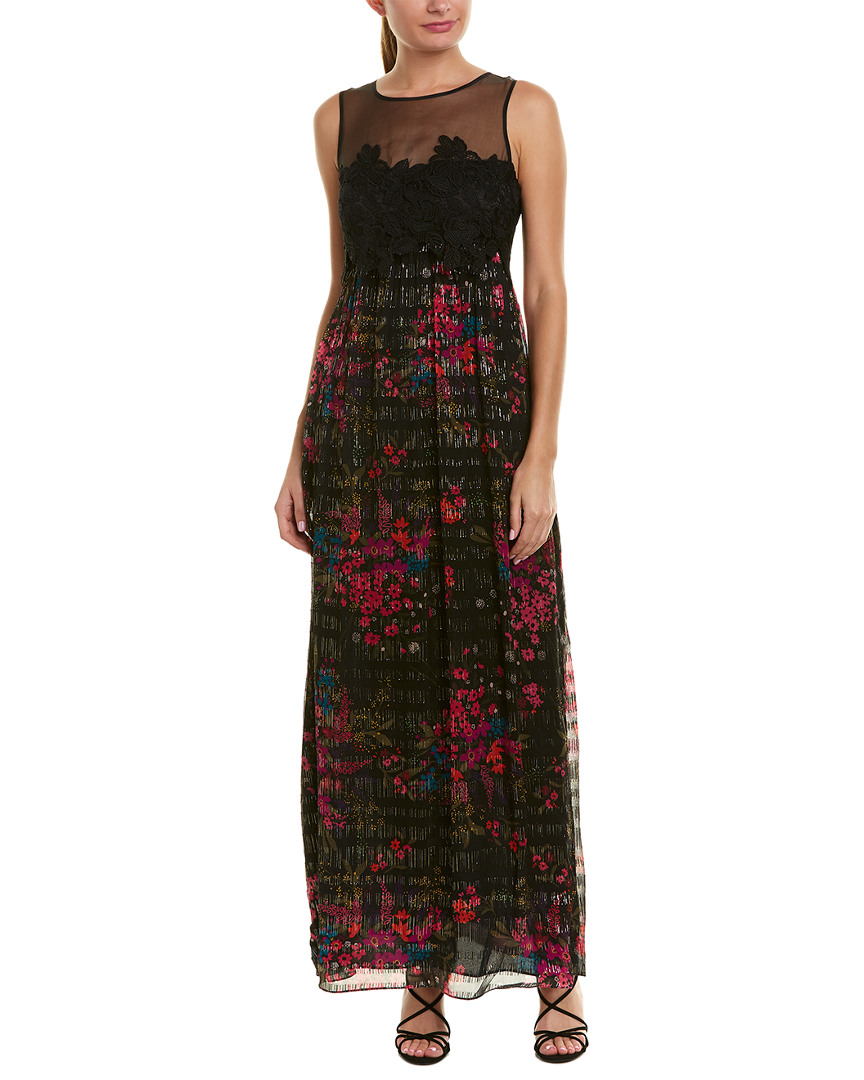 lace bodice maxi dress