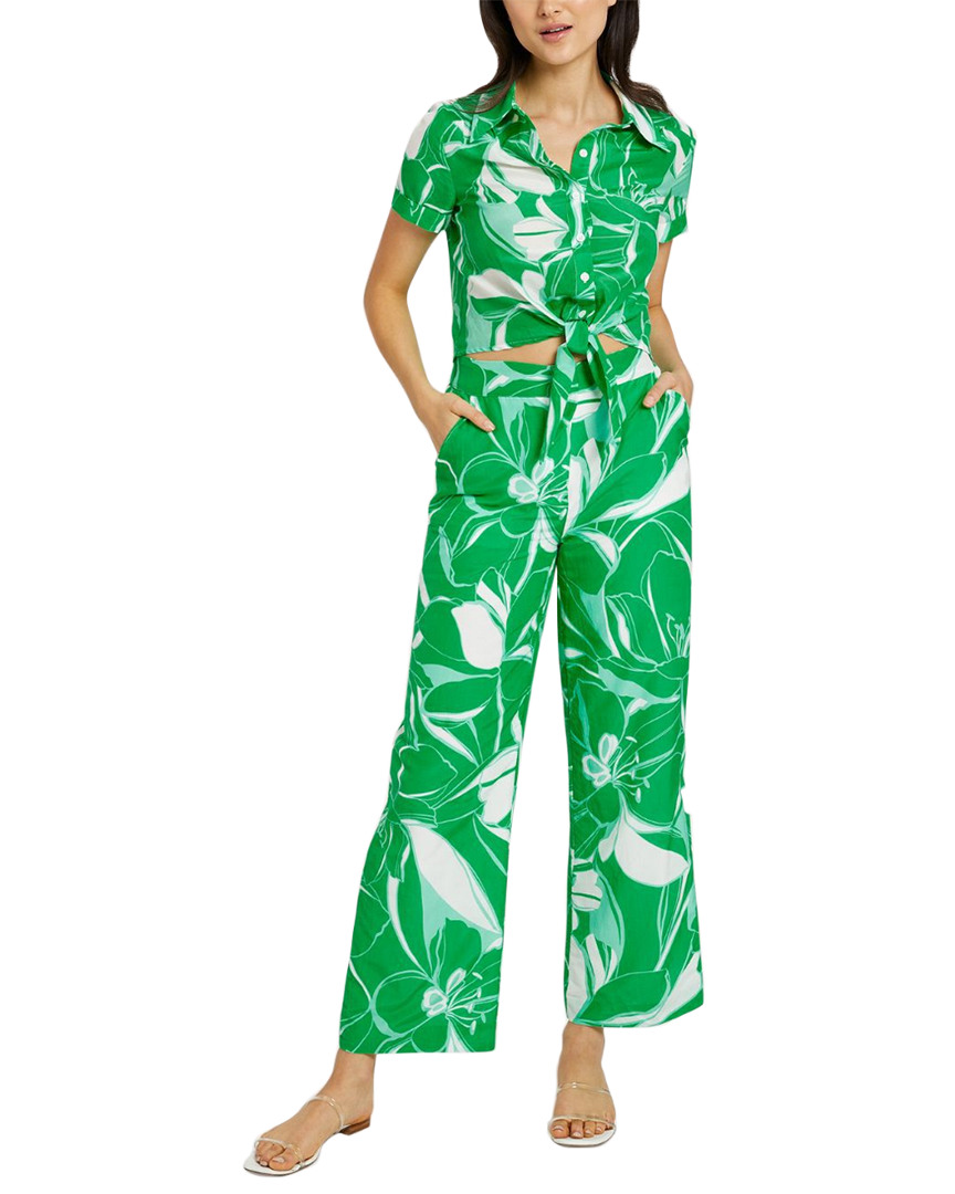 Image of Milly Bonnie Silk-Blend Top