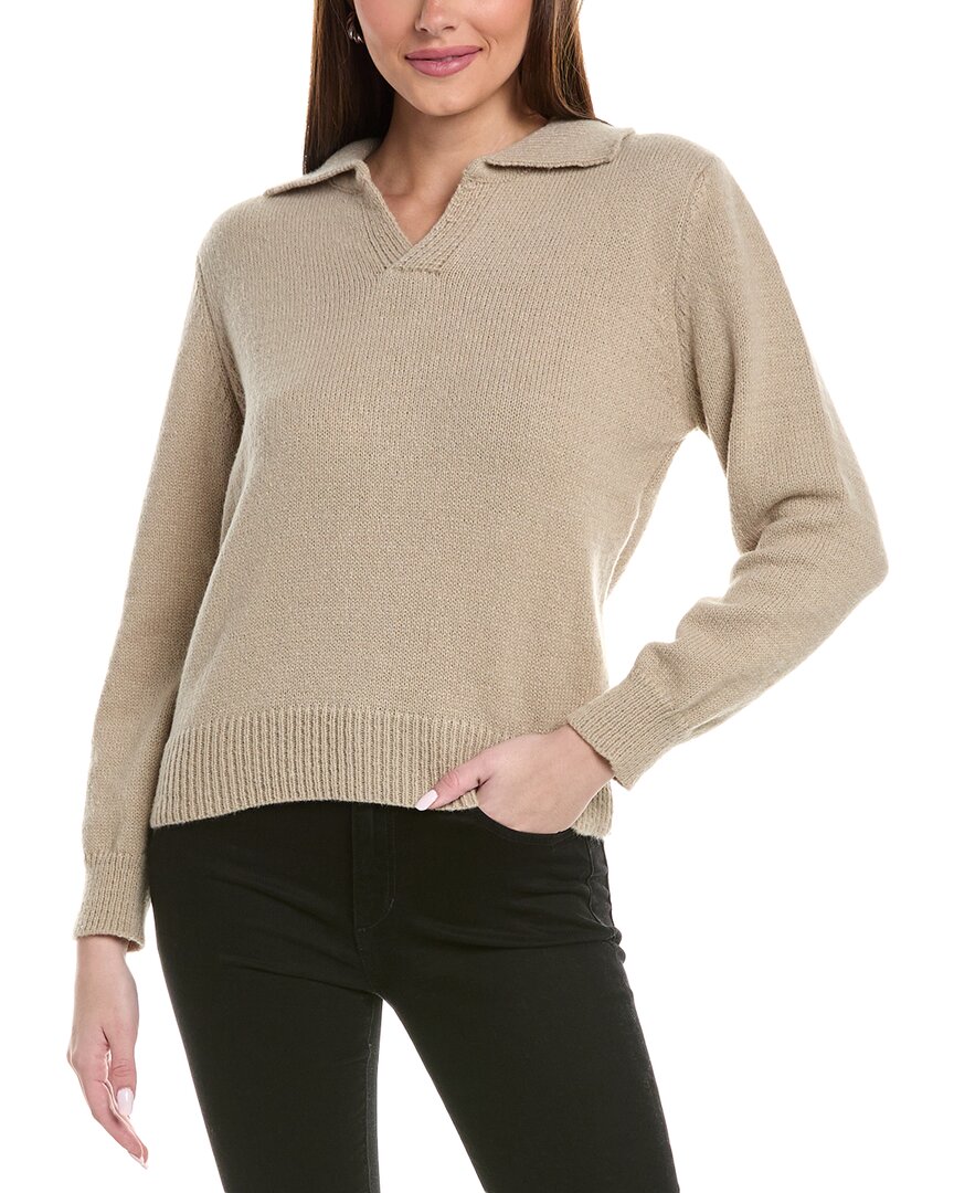 REVERIEE REVERIEE COLLARED SWEATER