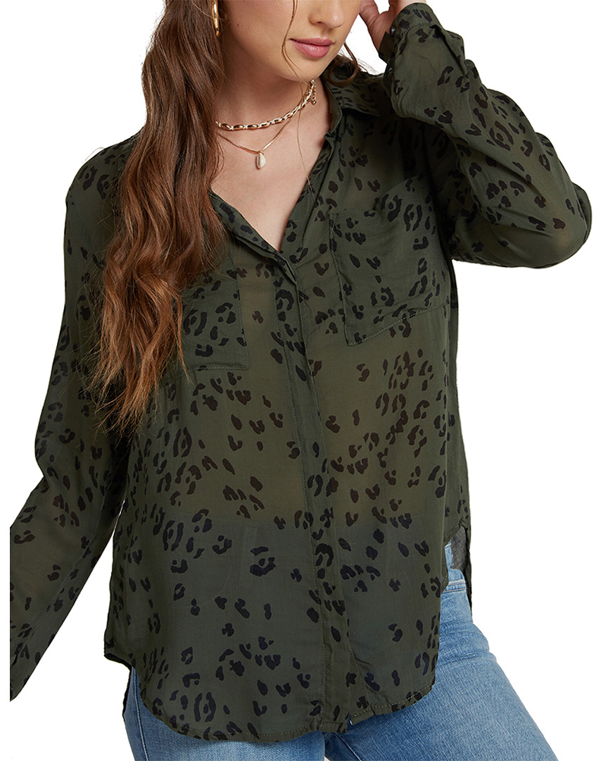 bella dahl leopard shirt