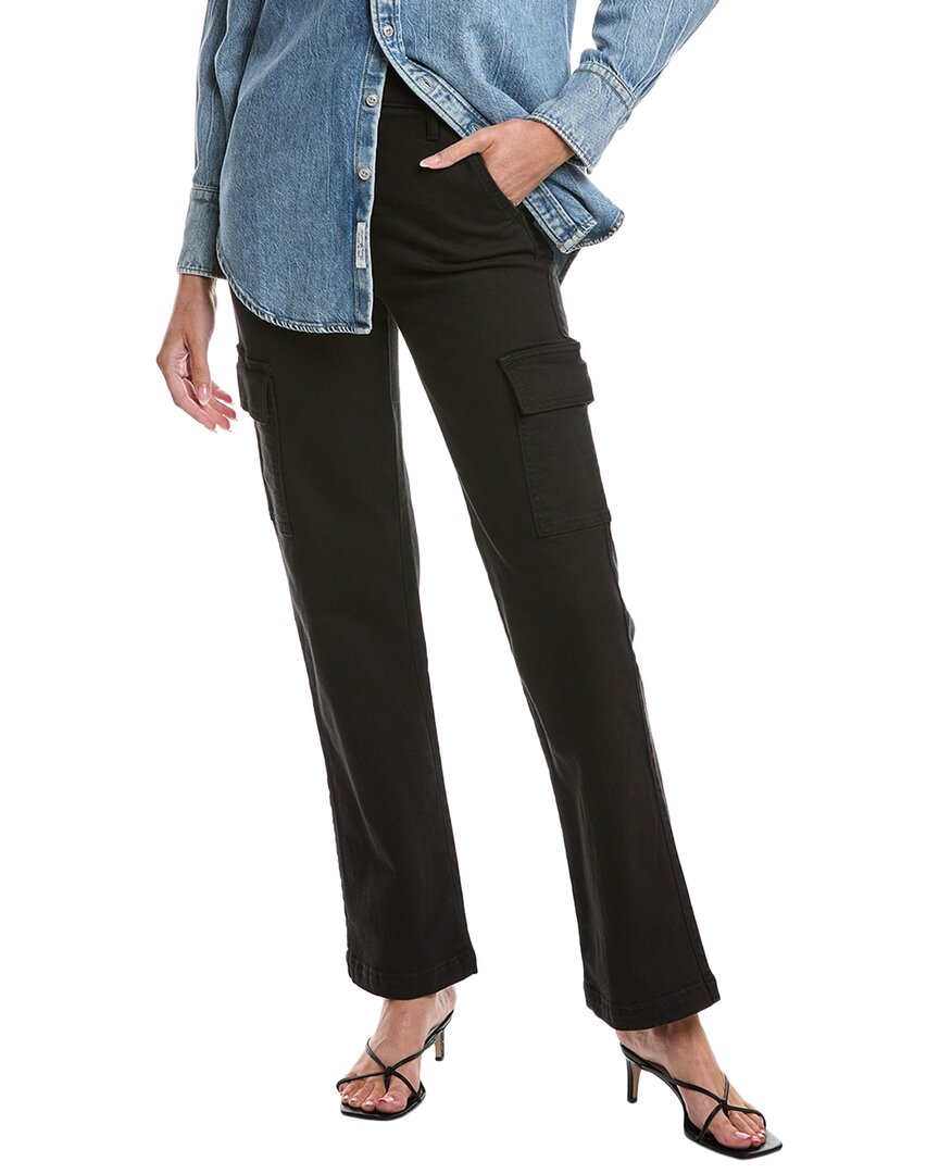 Mother Straight Up Rambler Cargo Skim Pitch Jean In Black
