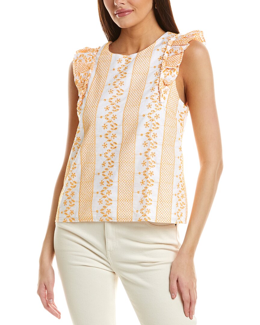 Cece Embroidered Blouse