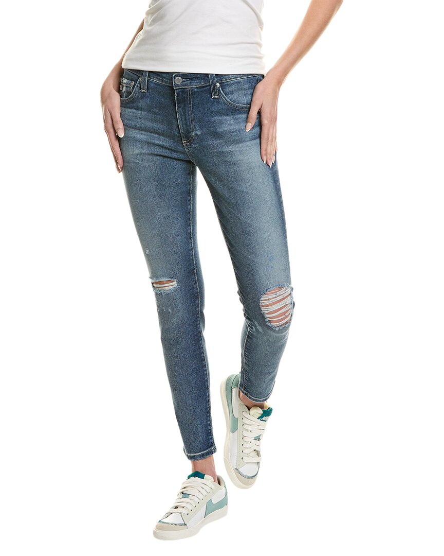 Shop Ag Jeans Legging 12 Years Cherry Creek Super Skinny Ankle Jean In Blue