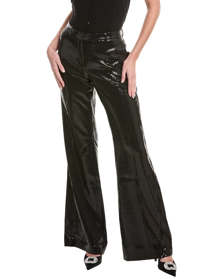Michael Kors Collection Haylee Sequin Flare Pant In Black