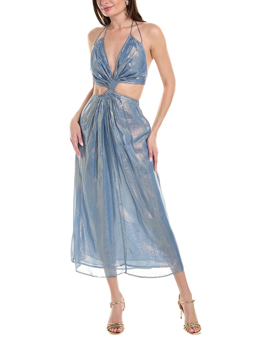 Shop Sundress Bettina Maxi Dress In Blue